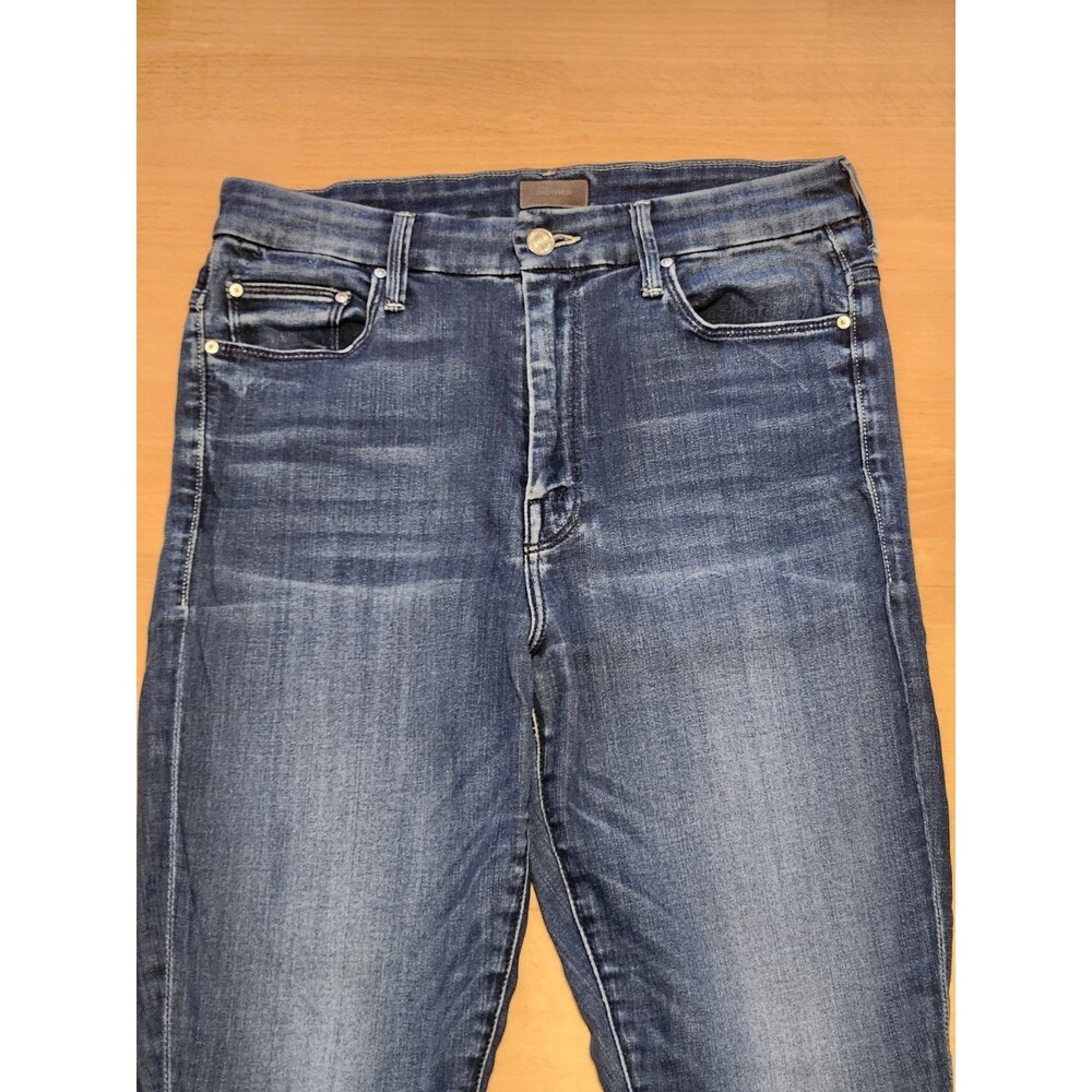 Women's Mother Denim Jeans Size 30 Waisted Looker Ankle Fray Tongue in Chic 1411 - Picture 5 of 16